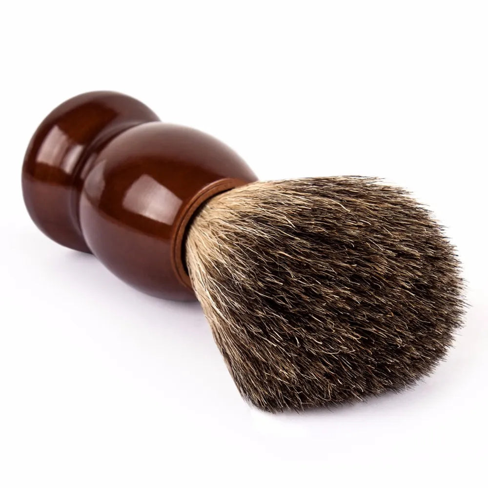 Classic Badger Fur Shaving Wooden Brush