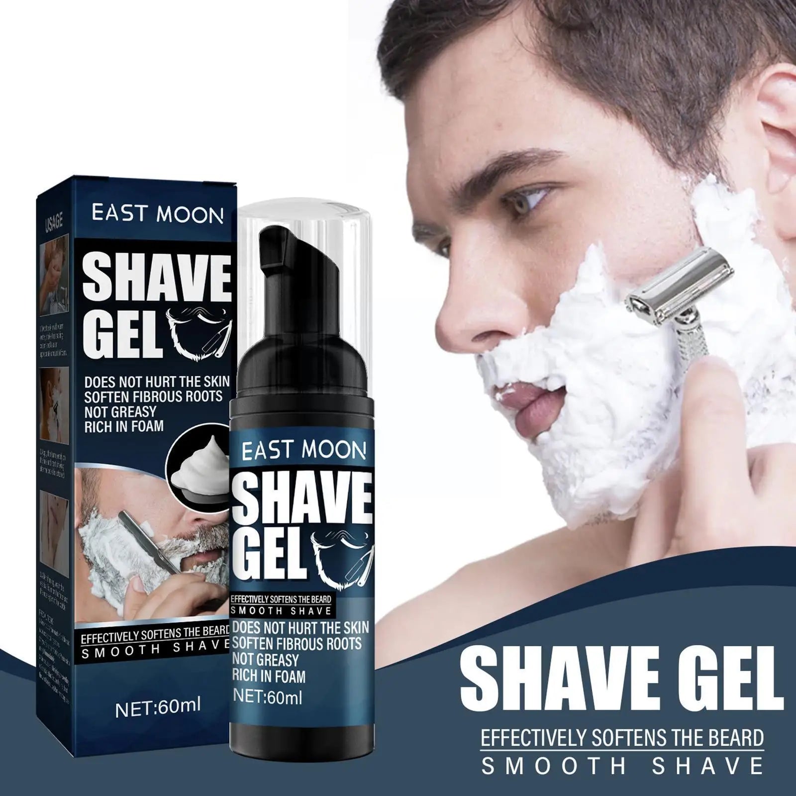 Multi-Purpose Shaving and Cleansing Solution Gel