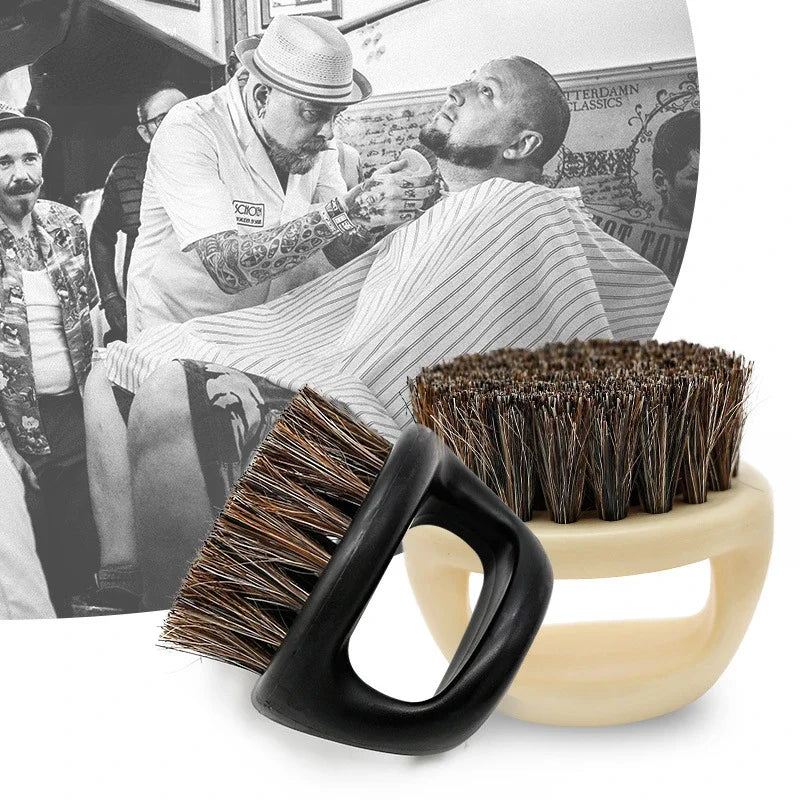 Ring Design Horse Bristle Men Shaving Brush