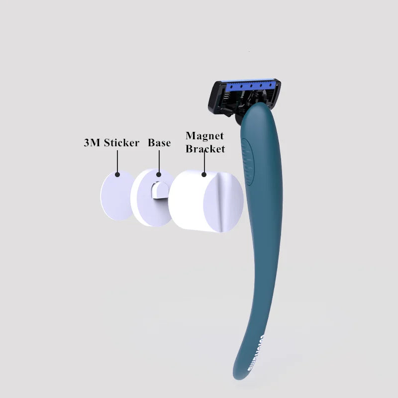 Whale Shape Cartridge Razor with Magnet Bracket
