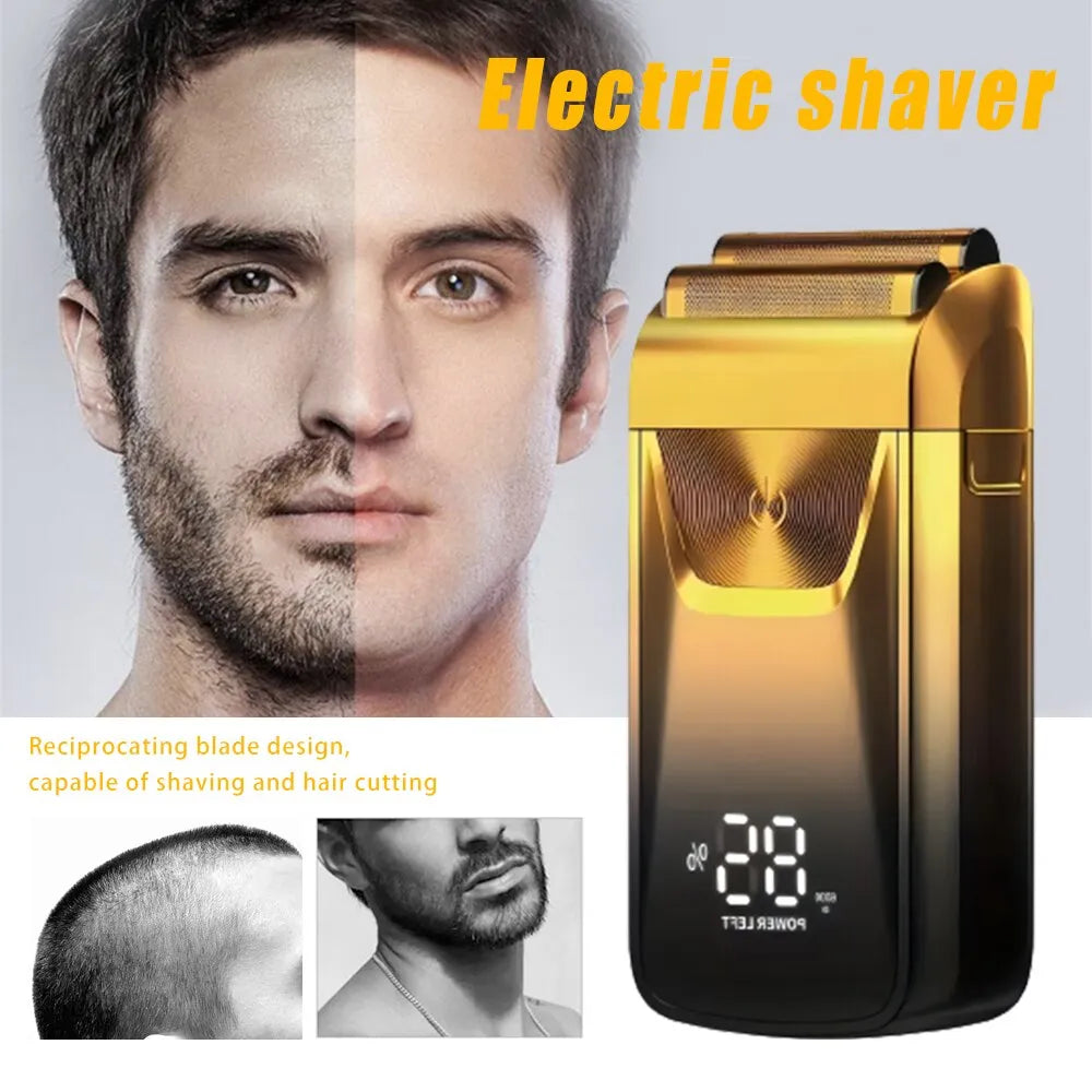 Twin-Blade Mesh Wet and Dry Rechargeable Razor