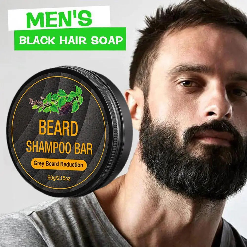Pflegendes Shampoo zur Abdeckung des grauen Bartes