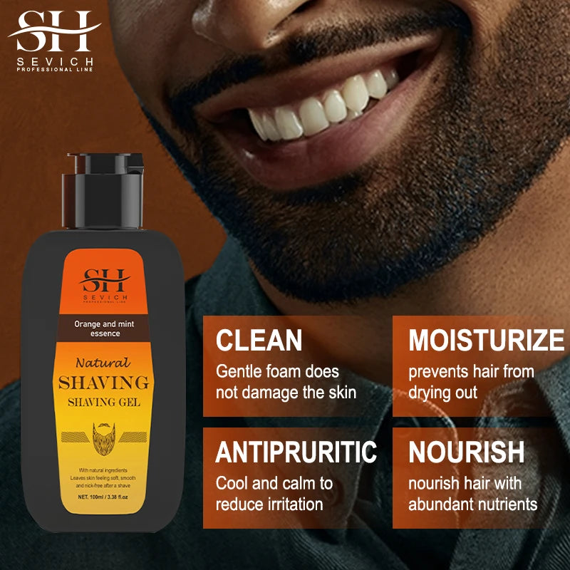 Natural Soothing Facial Care Shaving Gel
