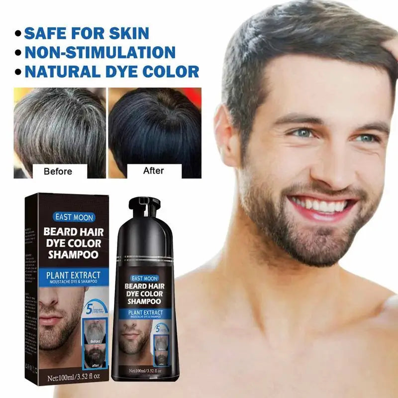 Shampoo-Farbstoff für Bart und Schnurrbart