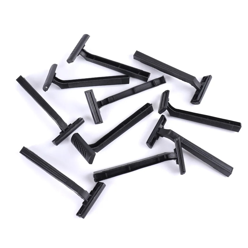 30x Disposable Shaver - Two Blade Plastic Handle Stainless Steel Razor