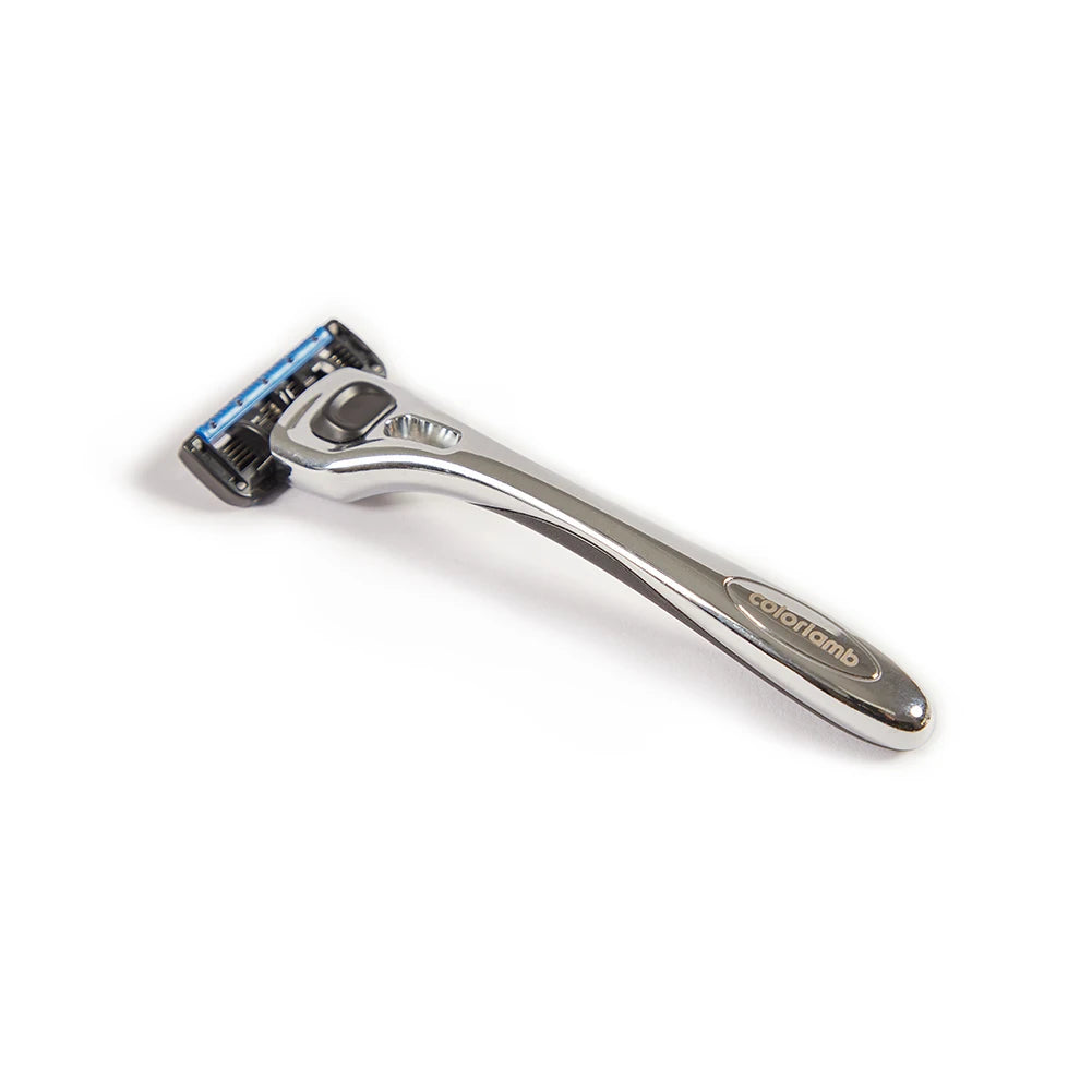 Metal Manual Razor with Hollowed Out Handle